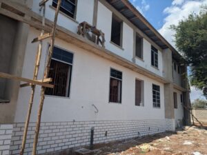 Contruction of our water testing laboratory is nearing an end in Tanzania.